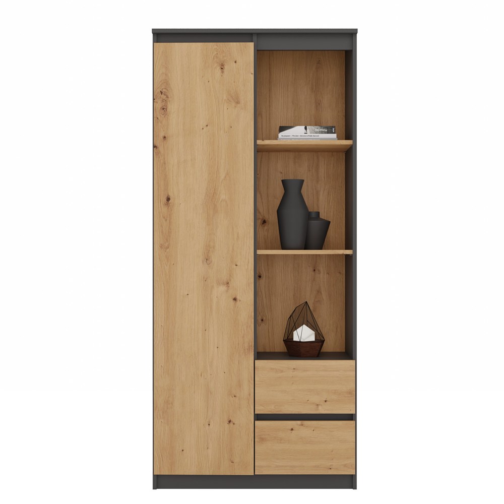 1-14 Regał Bily RS-80 ANTRACYT ARTISAN - obrazek 1