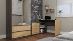Biurko DANY ANTRACYT DĄB ARTISAN - obrazek 2