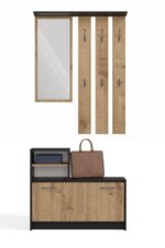 Garderoba VERA ANTRACYT DĄB ARTISAN - obrazek 7
