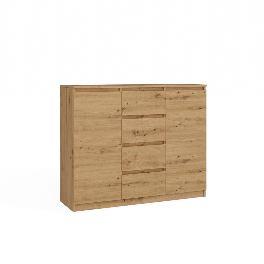 2 Komoda Malwa 2D4S 120 DĄB ARTISAN - obrazek 1