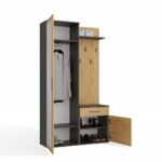 Garderoba DUO ANTRACYT ARTISAN - obrazek 7