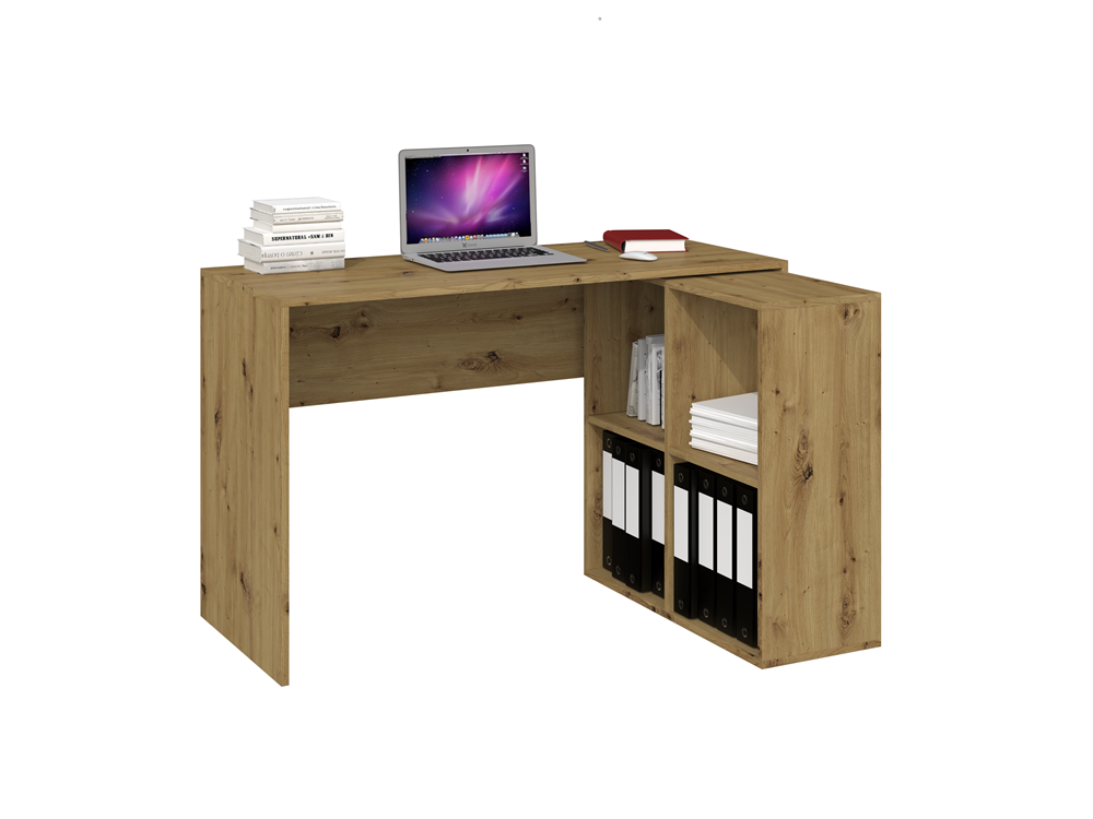 240001 Biurko Plus 2x2 DĄB ARTISAN - obrazek 1