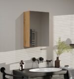 Szafka Łazienkowa Wisząca POLA 1DL DĄB ARTISAN - obrazek 4