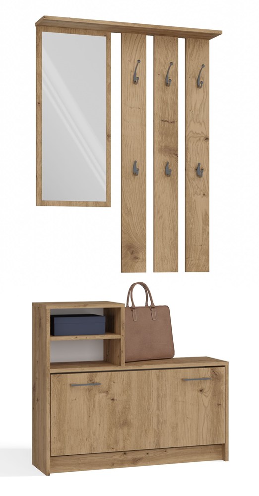 2artisanbrylka Garderoba VERA DĄB ARTISAN - obrazek 1