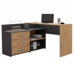 Biurko DANY ANTRACYT DĄB ARTISAN - obrazek 5