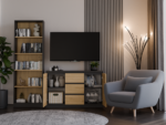 Komoda Malwa 2D3S ANTRACYT DĄB ARTISAN - obrazek 3