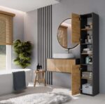 Słupek łazienkowy Sara S30 ANTRACYT DĄB ARTISAN - obrazek 3