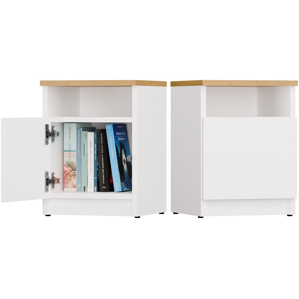 Galax_301D_mini2 Szafka nocna GALAX 30/1D BIEL-ARTISAN - obrazek 1