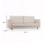 SOFA LINA BEŻOWY - obrazek 4