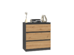 Komoda Malwa M3 ANTRACYT ARTISAN - obrazek 3