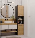 Słupek łazienkowy Sara S40 ANTRACYT DĄB ARTISAN - obrazek 2