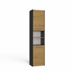 Słupek łazienkowy Sara S40 ANTRACYT DĄB ARTISAN
