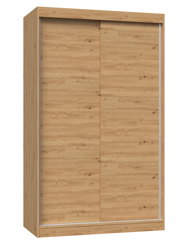 SZAFA-IGA-120-GLADKI-FRONT_0006 Szafa Iga 120B DĄB ARTISAN - obrazek 1