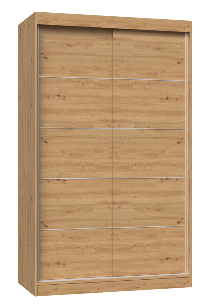 SZAFA-IGA-120-SZPROSY-DRZWI_0006 Szafa Iga 120C DĄB ARTISAN - obrazek 1