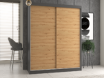 Szafa Iga 160/B ANTRACYT ARTISAN - obrazek 2