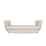 SOFA SARIS BEŻOWY NOGA ZŁOTA - obrazek 7