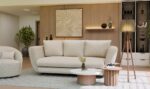 SOFA SARIS BEŻOWY NOGA CZARNA - obrazek 4