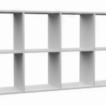 Regał Malax 2X4 BIAŁY