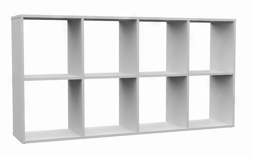biel Regał Malax 2X4 BIAŁY - obrazek 1