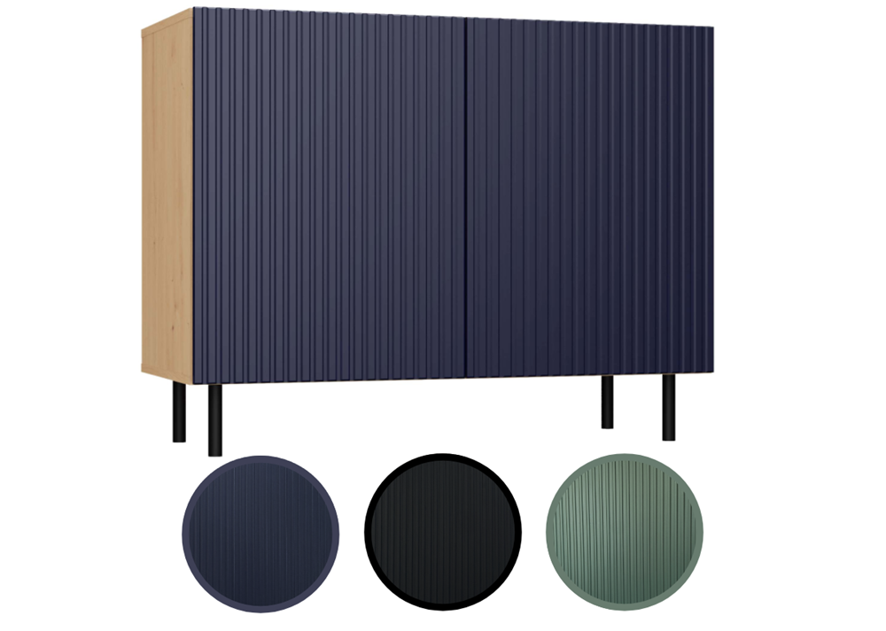 blu Komoda KAMA 2D SLIM ARISAN GRANAT - obrazek 1