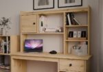 Nadstawka do Biurka 120 cm DĄB ARTISAN 1 Drzwi Regał Na Książki Dokumenty - obrazek 2