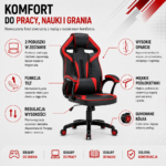 Fotel Drift DRIFT CZERWONY - obrazek 5
