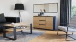 Komoda COSTA 1D3S/2D3S BA ANTRACYT DĄB ARTISAN - obrazek 3