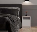Szafka nocna GALAX 30 1D BIAŁY - obrazek 3