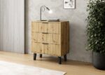 Komoda Scandi 3S SLIM DĄB ARTISAN - obrazek 2